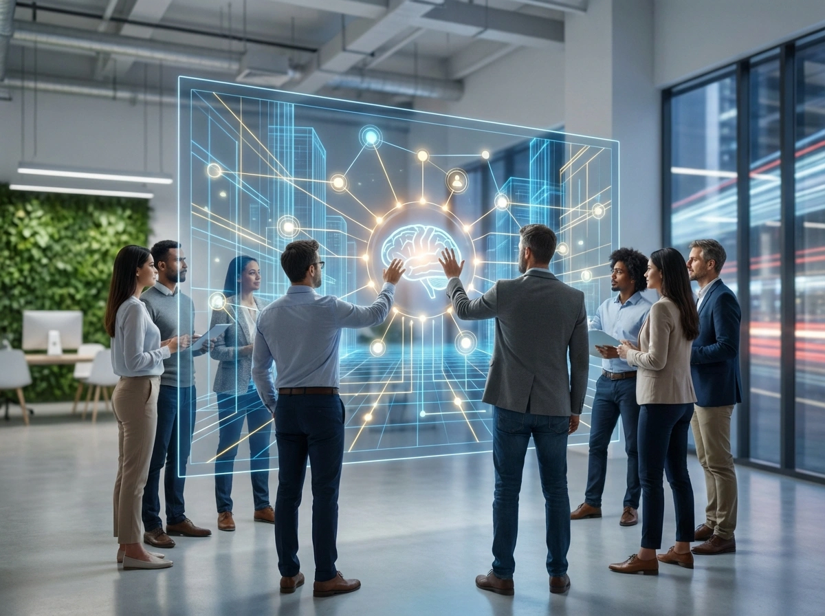 LagdinAi-plattformen vist på en bærbar datamaskin