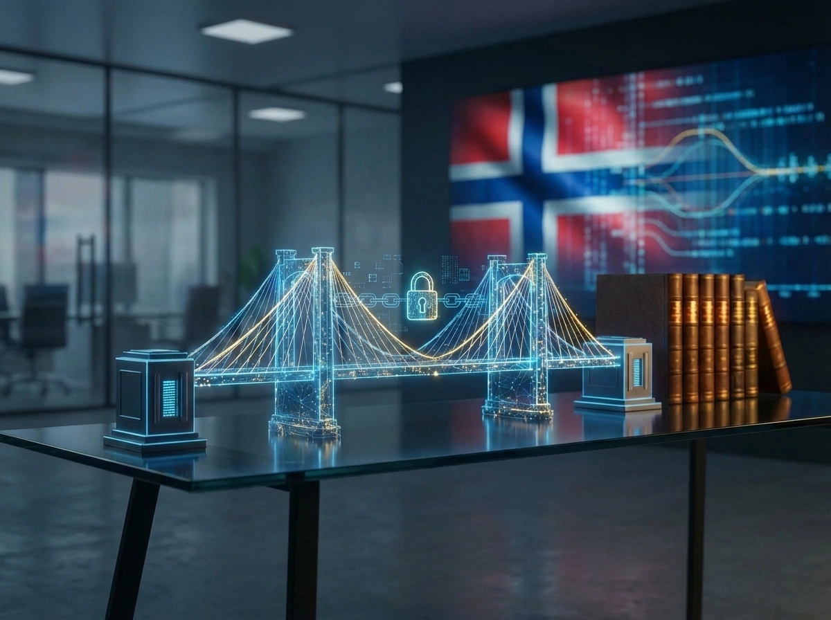 Illustrasjon av norsk MVA-håndtering og bilagsføring