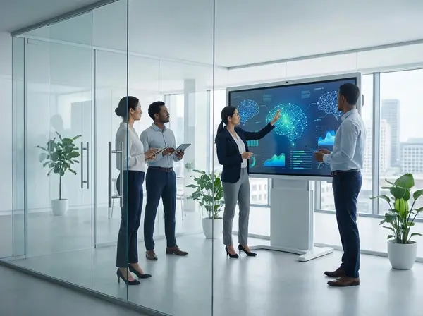 Illustrasjon av Smart AI First-konseptet